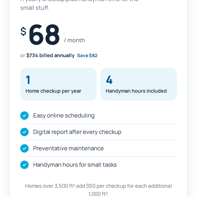 SAM Home Care Plan